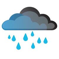 rain clouds many forms energy nature disaster rain vector