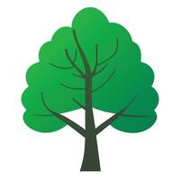 trees, plant growth and profit growth vector