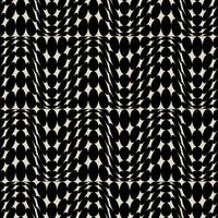 Geometric seamless pattern with abstract shapes. Optical illusion vector background