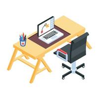 Modern Studio Equipment Isometric Icon vector