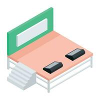 Handy isometric icon of a concert stage vector