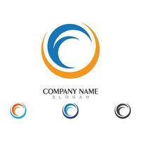 C Letter Logo Template vector