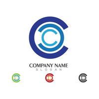 C Letter Logo Template vector