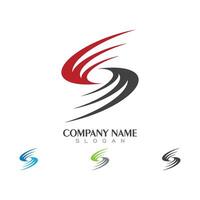 Business corporate S letter logo vector