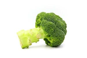 Fresh broccoli isolated on white background with clipping path or make selection. Freshness green vegetable, Healthy food for diet and Produce of agriculture photo