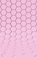 Abstract background of pattern hexagon. tech concept wallpaper. photo