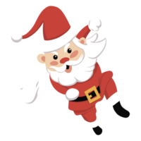 Santa claus playing snowball png