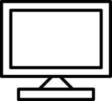 diseño de icono de vector de pantalla de monitor