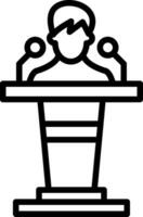 Podium Vector Icon Design