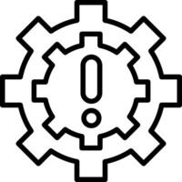 Operational Disruption Vector Icon Design