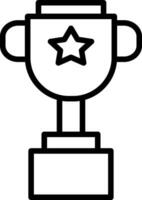 Trophy Vector Icon Design