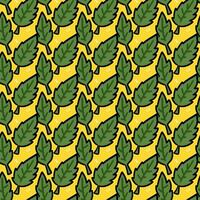 seamless pattern of leaf cartoon photo