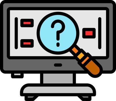 Problem Framing Vector Icon Design