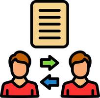 Contract Disputes Vector Icon Design
