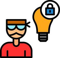 Intellectual Property Theft Vector Icon Design