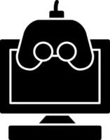 diseño de icono de vector de monitor