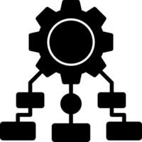 Process Mapping Vector Icon Design