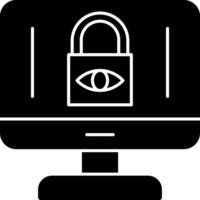 Internet Privacy Concerns Vector Icon Design