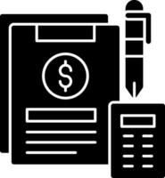 Budgeting Vector Icon Design