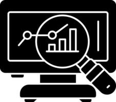 Market Analysis Vector Icon Design