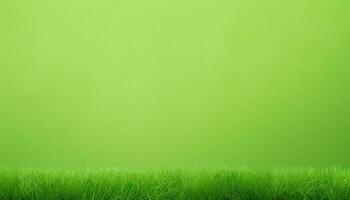 a green wall with a white background AI Generated photo