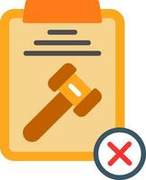 Regulatory Non Compliance Vector Icon Design