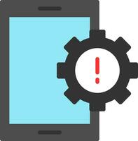 Mobile App Vulnerabilities Vector Icon Design