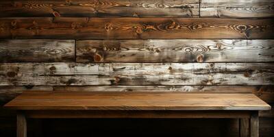 Old Rustic Dark Grunge Wooden Wood Texture Wall, Floor or Table - Wooden Background Banner photo