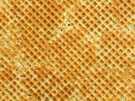 close up of waffle texture background photo