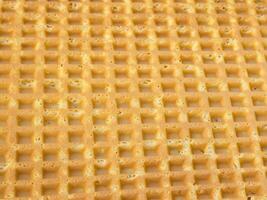 close up of waffle texture background photo