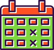 Calendar Date Vector Icon Design