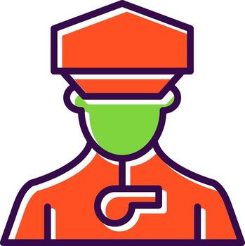 Coach Vector Icon Design