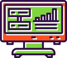 Data Driven Insights Vector Icon Design