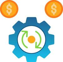 Process Optimization Vector Icon Design