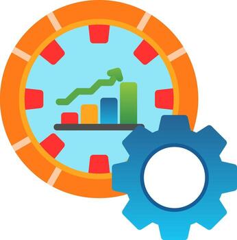 Performance Metrics Vector Icon Design