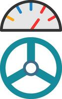 Driving Control Vector Icon Design