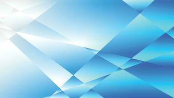 Blue and white gradient polygon abstract background vector