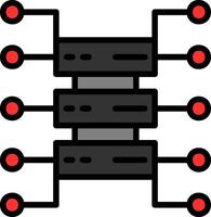 Organizational Structure Vector Icon Design