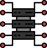 Organizational Structure Vector Icon Design