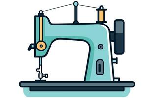 Sewing machine icon. Tailor concept. Vector flat illustration