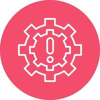 Operational Disruption Vector Icon Design