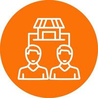 Market Segmentation Vector Icon Design
