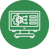 Digital Transformation Vector Icon Design