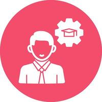 Knowledge Management Vector Icon Design