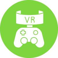 Vr Game Vector Icon Design