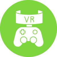 vr juego vector icono diseño