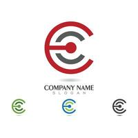 C Letter Logo Template vector