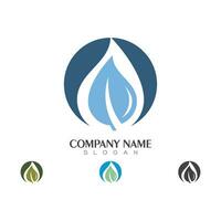 water drop Logo Template vector