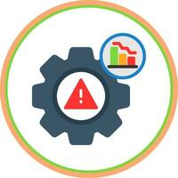 Risk Mitigation Vector Icon Design