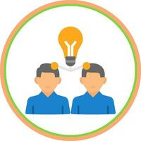 Knowledge Sharing Vector Icon Design